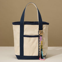 Load image into Gallery viewer, Colorful Beaded Bag Charm | Gold Clasp Trendy Accessory