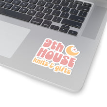 Load image into Gallery viewer, 9th House Knits & Gifts Sticker — Cute Pastel Moon Vinyl Kiss-Cut Sticker