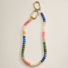 Load image into Gallery viewer, Colorful Beaded Bag Charm | Gold Clasp Trendy Accessory