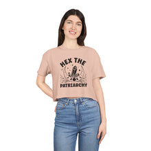 Load image into Gallery viewer, Hex the Patriarchy, Feminist Tee, Witchy Crop Top, Gifts for Her, Empowerment Apparel