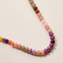 Load image into Gallery viewer, Colorful Beaded Necklace | Adjustable Multi-Color Boho Bead Chain
