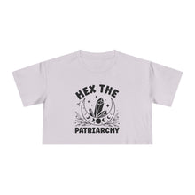 Load image into Gallery viewer, Hex the Patriarchy, Feminist Tee, Witchy Crop Top, Gifts for Her, Empowerment Apparel