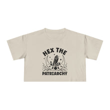 Load image into Gallery viewer, Hex the Patriarchy, Feminist Tee, Witchy Crop Top, Gifts for Her, Empowerment Apparel