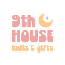 Load image into Gallery viewer, 9th House Knits & Gifts Sticker — Cute Pastel Moon Vinyl Kiss-Cut Sticker