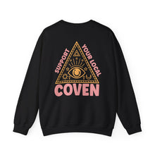Load image into Gallery viewer, Support Your Local Coven Crewneck Sweatshirt | Unisex Heavy Blend™