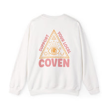 Load image into Gallery viewer, Support Your Local Coven Crewneck Sweatshirt | Unisex Heavy Blend™