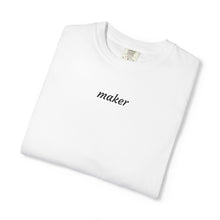 Load image into Gallery viewer, Maker Minimalist T-Shirt — Minimal Embroidered Tee