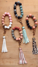 Load image into Gallery viewer, Beaded Keychain Wristlet