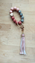 Load image into Gallery viewer, Beaded Keychain Wristlet