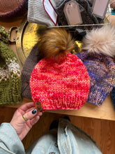 Load image into Gallery viewer, Lux Beanie- Hand Dyed Merino Wool - Fire