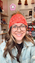 Load image into Gallery viewer, Lux Beanie- Hand Dyed Merino Wool - Fire