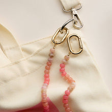 Load image into Gallery viewer, Colorful Beaded Bag Charm | Gold Clasp Trendy Accessory