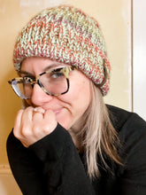 Load image into Gallery viewer, Double Brim Beanie - Green Two Tone