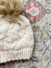 Load image into Gallery viewer, Chunky Daisy Beanie - Cream