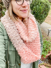 Load image into Gallery viewer, Hilda Scarf - Pink and Brown