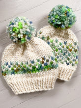 Load image into Gallery viewer, Galentine Beanie - 2023 - Green Stripe