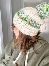 Load image into Gallery viewer, Galentine Beanie - 2023 - Green Stripe