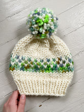 Load image into Gallery viewer, Galentine Beanie - 2023 - Green Stripe