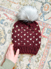 Load image into Gallery viewer, Galentine Beanie - Maroon