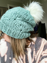 Load image into Gallery viewer, Chunky Daisy Beanie - Succulent