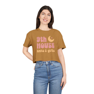 9th House Women's Crop Tee - Casual Everyday Shirt, Gift for Her