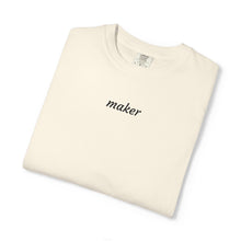 Load image into Gallery viewer, Maker Minimalist T-Shirt — Minimal Embroidered Tee
