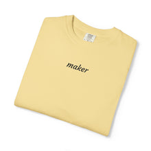 Load image into Gallery viewer, Maker Minimalist T-Shirt — Minimal Embroidered Tee
