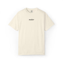 Load image into Gallery viewer, Maker Minimalist T-Shirt — Minimal Embroidered Tee
