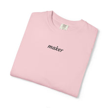 Load image into Gallery viewer, Maker Minimalist T-Shirt — Minimal Embroidered Tee

