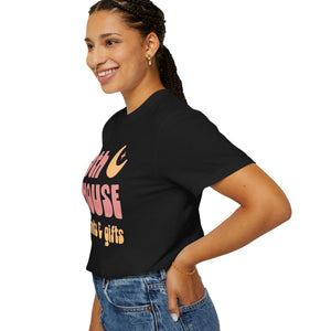 9th House Knits & Gifts T-Shirt, Unisex Garment-Dyed Tee, Relaxed Fit Tee