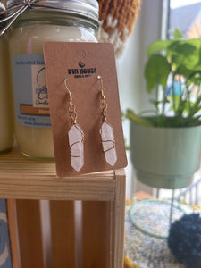 Clear Quartz Earrings