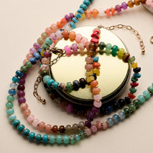 Load image into Gallery viewer, Colorful Beaded Necklace | Adjustable Multi-Color Boho Bead Chain
