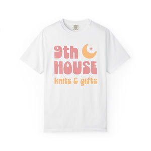 9th House Knits & Gifts T-Shirt, Unisex Garment-Dyed Tee, Relaxed Fit Tee