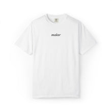Load image into Gallery viewer, Maker Minimalist T-Shirt — Minimal Embroidered Tee
