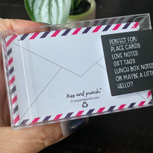 Load image into Gallery viewer, Airmail Variation Minis™ Flat Notecard Set of 60 
