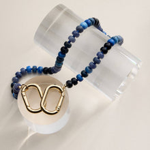 Load image into Gallery viewer, Colorful Beaded Bag Charm | Gold Clasp Trendy Accessory

