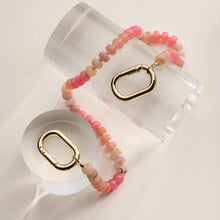 Load image into Gallery viewer, Colorful Beaded Bag Charm | Gold Clasp Trendy Accessory
