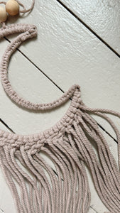 Moon Catcher - Crescent Moon (dusty pink)