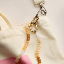 Load image into Gallery viewer, Colorful Beaded Bag Charm | Gold Clasp Trendy Accessory
