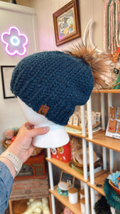 Chunky Beanie - Ocean Blue