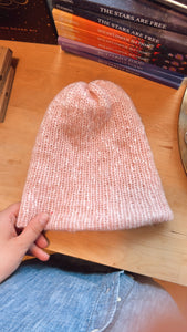 Reversible Beanie - All Pink