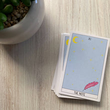 Load image into Gallery viewer, Tarot Card Minis™ - Flat Notecard Set of 60 
