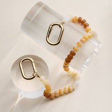Load image into Gallery viewer, Colorful Beaded Bag Charm | Gold Clasp Trendy Accessory
