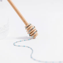 Load image into Gallery viewer, Stainless Steel Turquoise Chain Necklace
