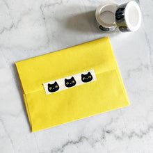 Load image into Gallery viewer, Cute Black Cat Washi Tape 20mm x 10m - Stocking Stuffer
