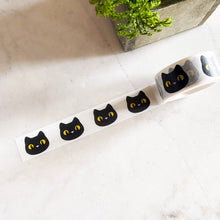 Load image into Gallery viewer, Cute Black Cat Washi Tape 20mm x 10m - Stocking Stuffer
