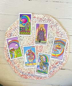 Tarot Mat x Limited Edition - Natural Edge - fringeless