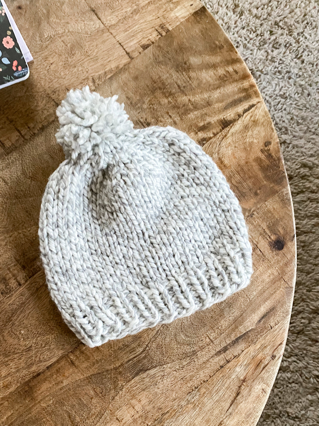 One of a Kind (grey/white beanie- child)