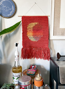 Wall Hanging - Red Moon