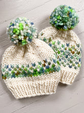 Load image into Gallery viewer, Galentine Beanie - 2023 - Green/Blue - Luxury Edition
